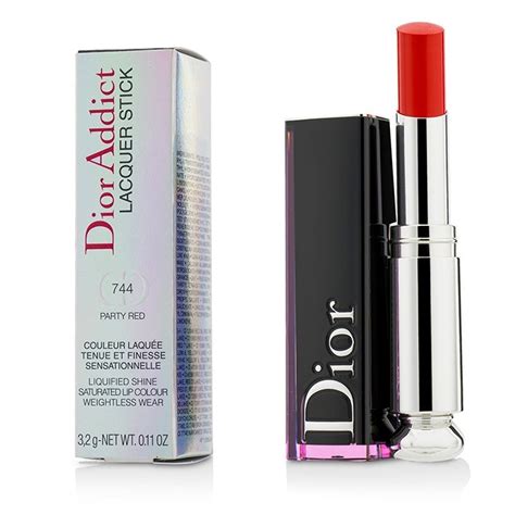 dior party red 744|Dior addict lacquer stick.